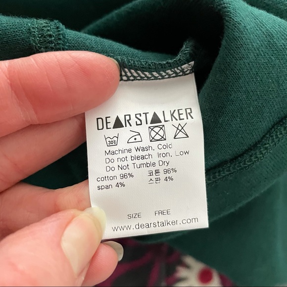 Dear stalker crop top pullover sweater - Picture 6 of 6